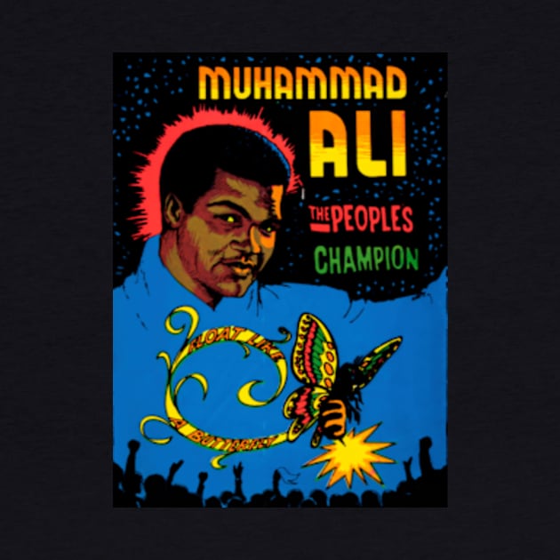 Rare Vintage poster of Ali circa 1974 by Artizan